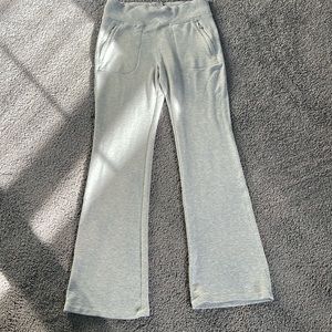 Athleta Girl Gray Flare Sweat pants XL